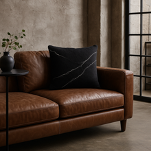 Load image into Gallery viewer, Nero e Seta - Felted Pillow
