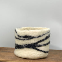 Load image into Gallery viewer, W&amp;B Stripe Felt Pot
