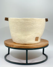 Load image into Gallery viewer, Felted White Basket
